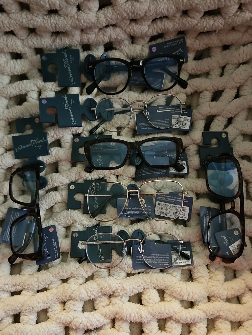 Assorted Fashion Reading Eyeglasses - Mixed Frames New Universal Thread